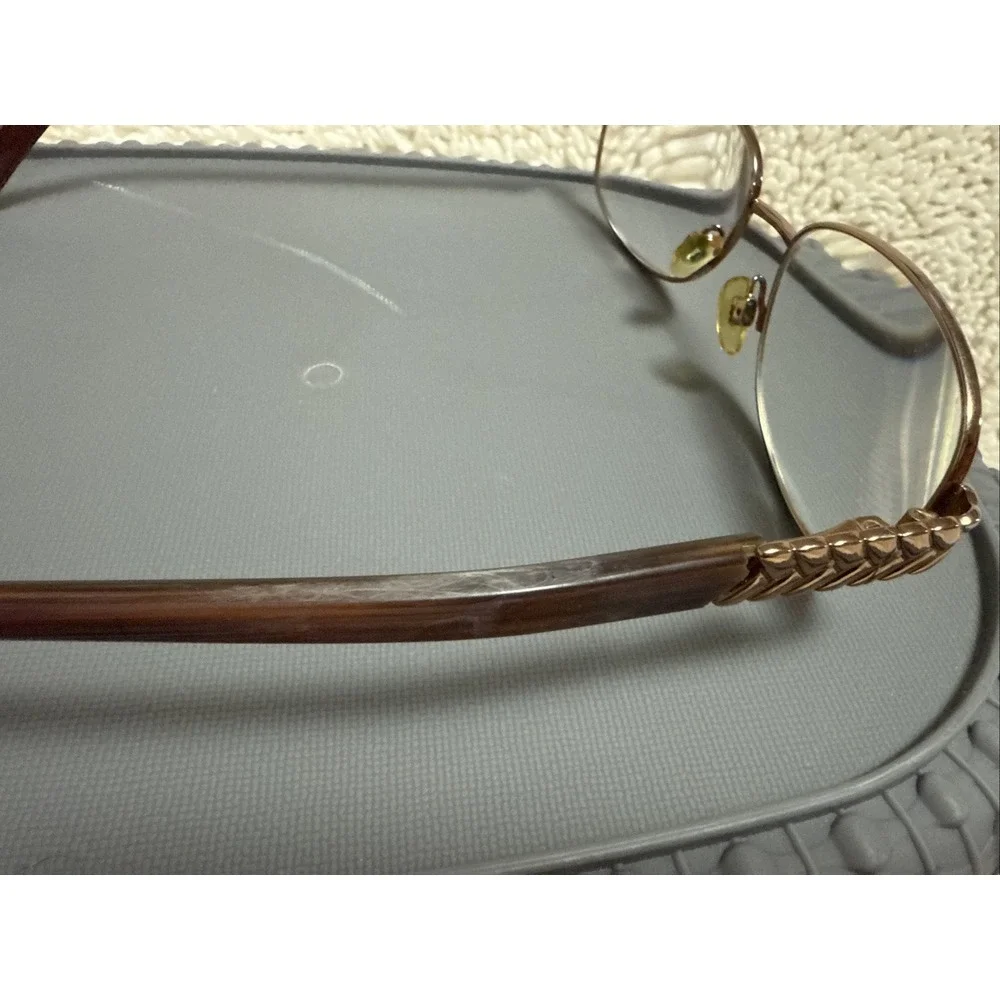 NEW Sophia Loren‎ Eyeglasses Eye Glass Frames M241 135 Full Gold Frame Tortoise
